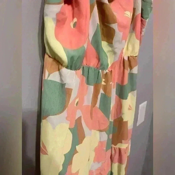 Social Standard by Sanctuary Women's smocked back Floral Maxi Dress XX-Large - Picture 5 of 9